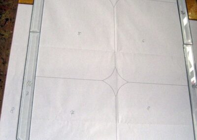 work process – stained glass