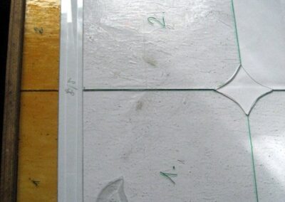 work process – stained glass