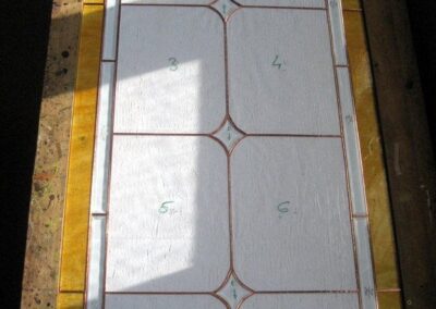 work process – stained glass