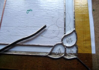 work process – stained glass