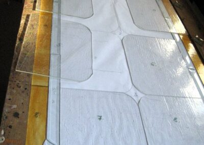 work process – stained glass