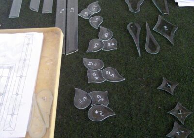 work process – stained glass