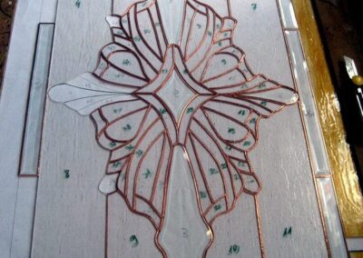 work process – stained glass
