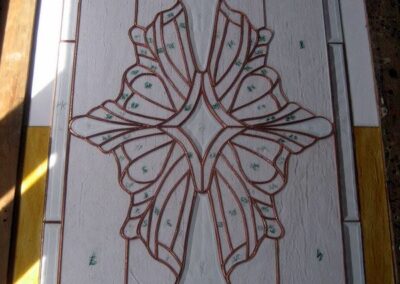 work process – stained glass