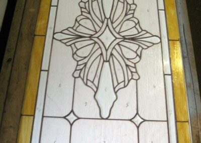 work process – stained glass