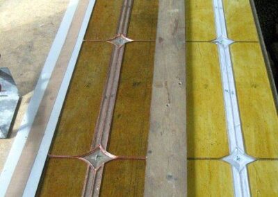 work process – stained glass