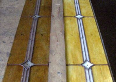 work process – stained glass