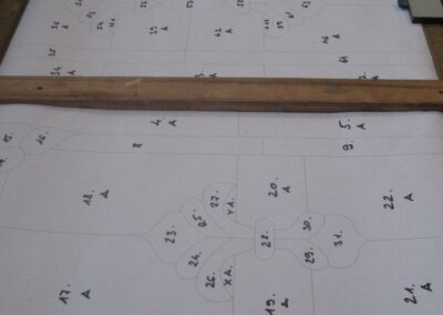 work process – stained glass