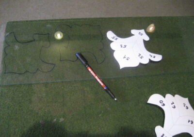 work process – stained glass