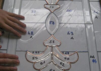 work process – stained glass