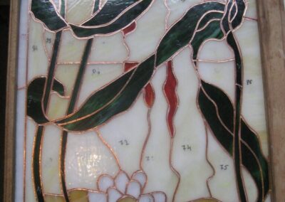work process – stained glass
