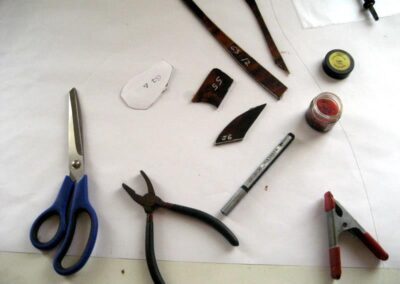 work process – stained glass