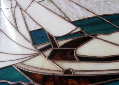 work process - stained glass