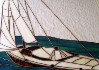 work process - stained glass