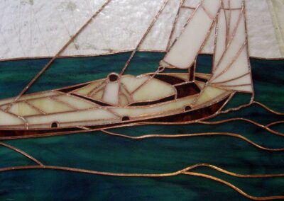 work process - stained glass